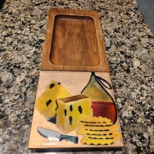 Walnut and Copper Charcuterie Serving Board